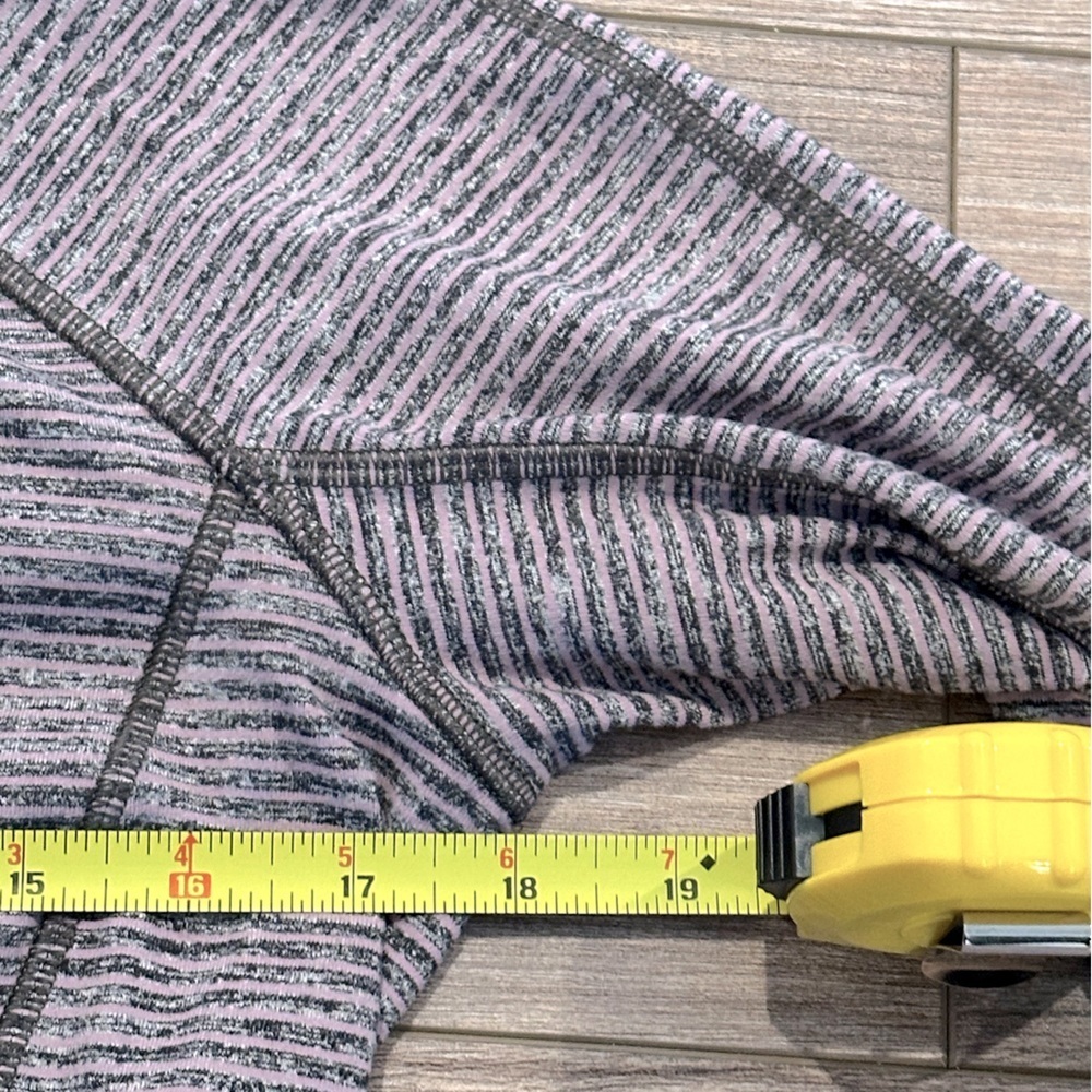 Lululemon Face Your Peace Pink and Gray Running Pullover Size 8 - Picture 10 of 11